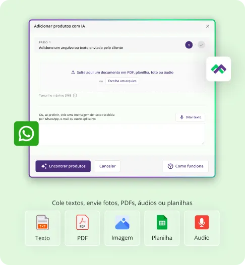 Economize 90% do tempo gasto em pedidos com IA